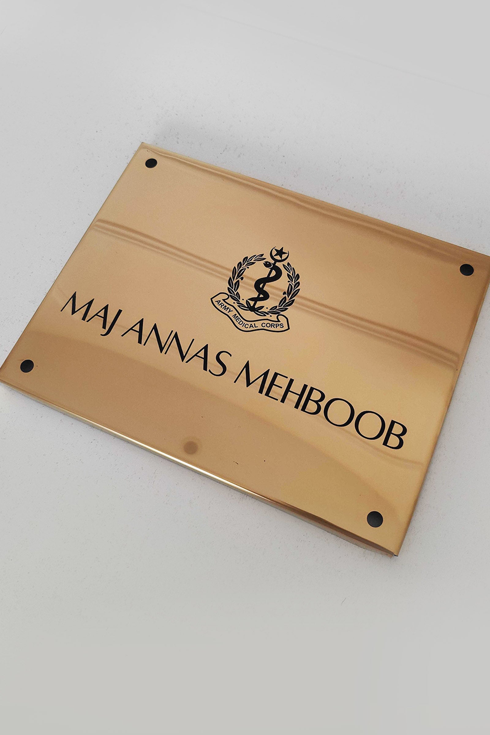 Stainless Steel House/Office Plate Sign