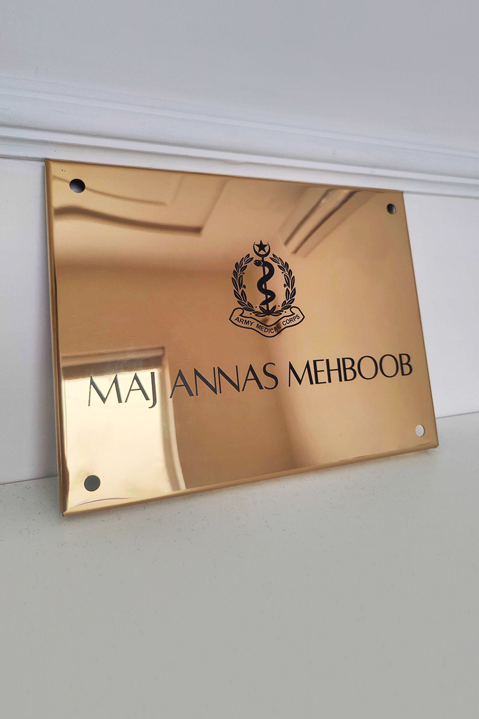 Stainless Steel House/Office Plate Sign