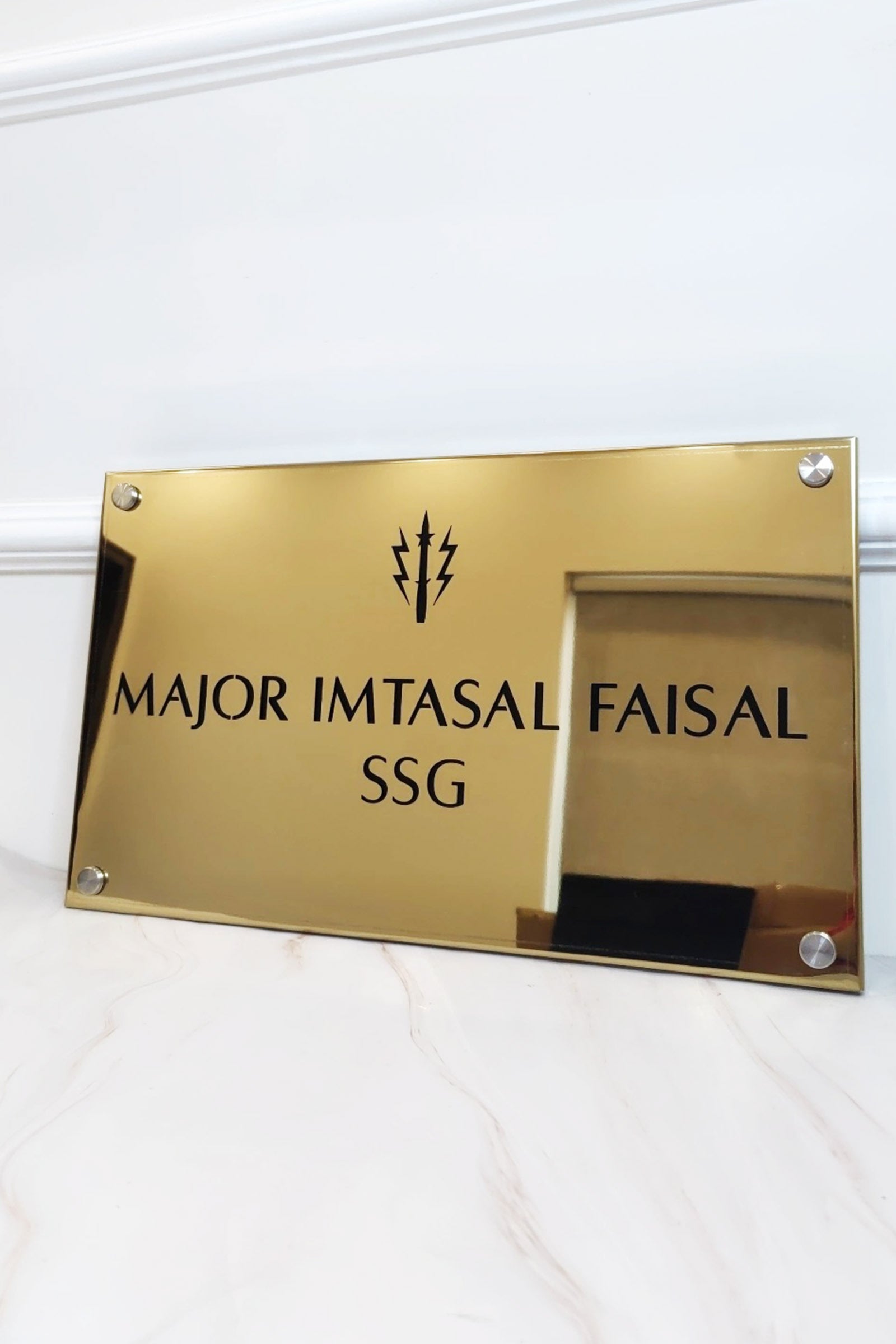 Stainless Steel House/Office Plate Sign