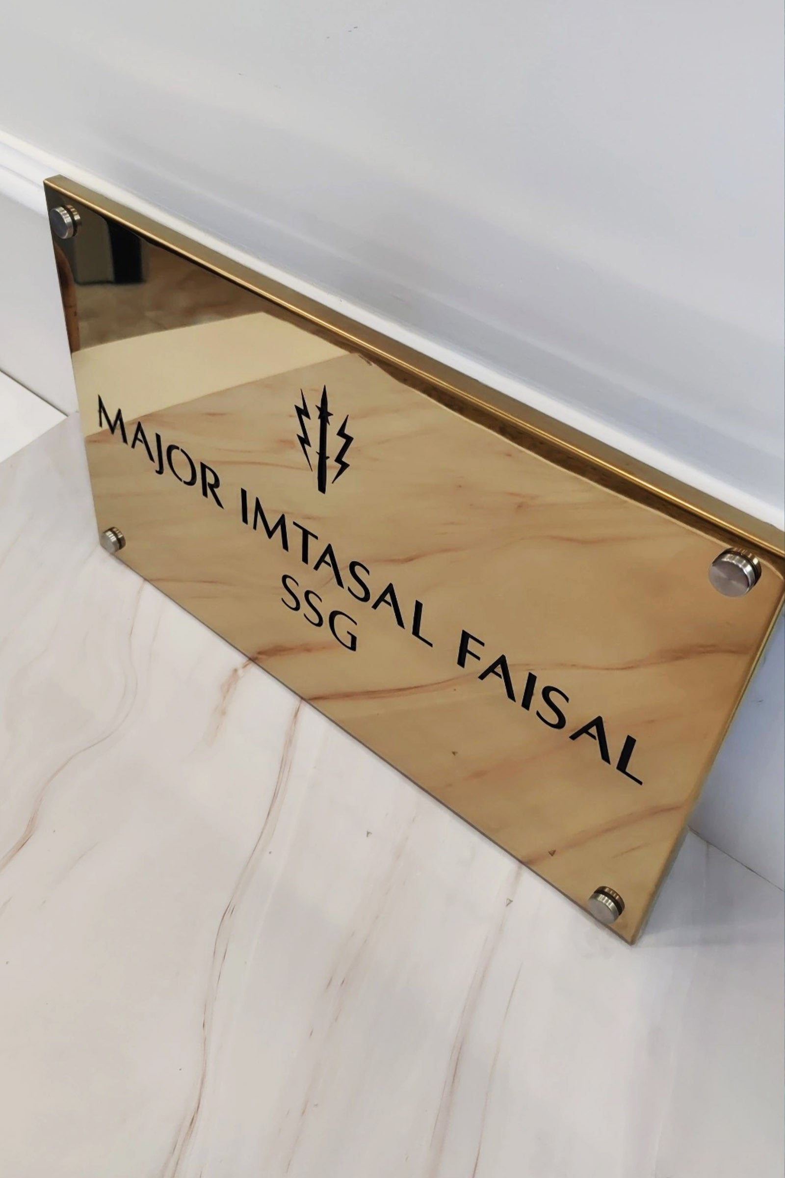 Stainless Steel House/Office Plate Sign