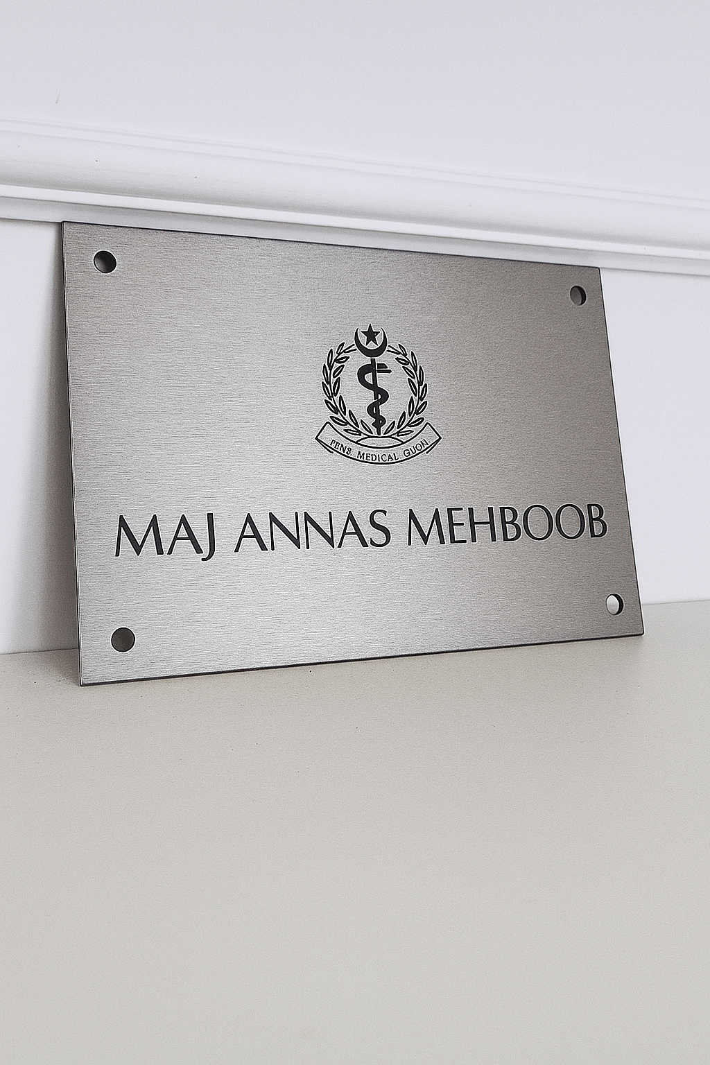 Stainless Steel House/Office Plate Sign
